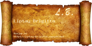 Liptay Brigitta névjegykártya